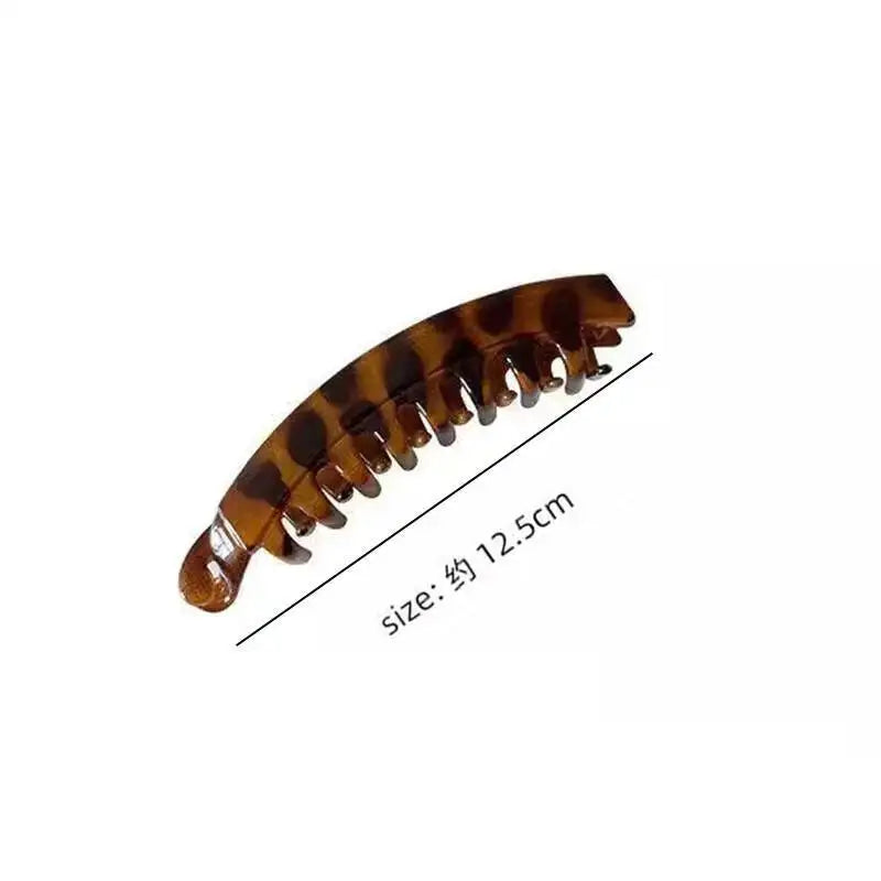 Tortoiseshell Banana Hair Clip