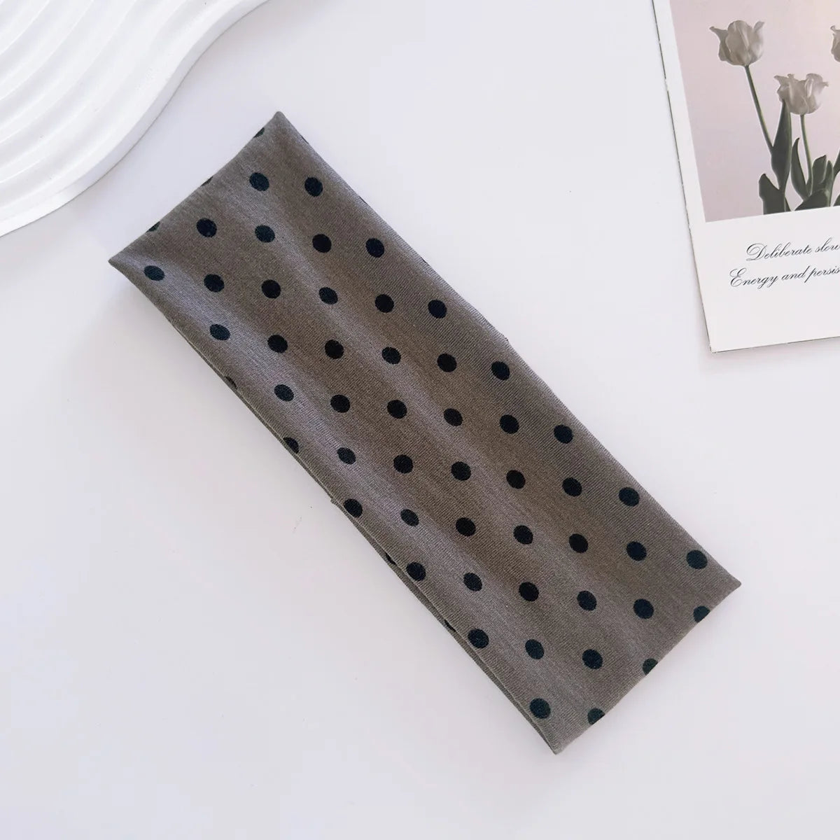 Polka Dot Elastic Headband