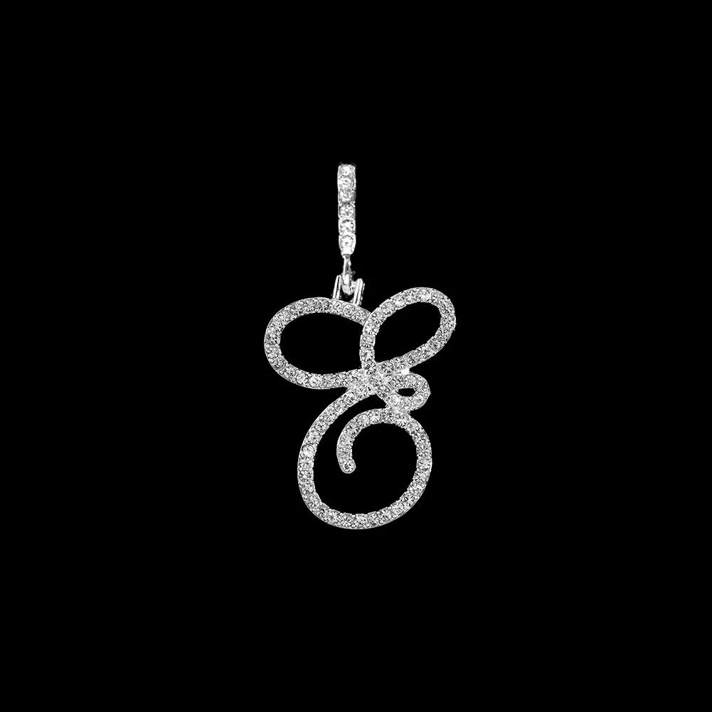 Crystal Initial Letter Necklace