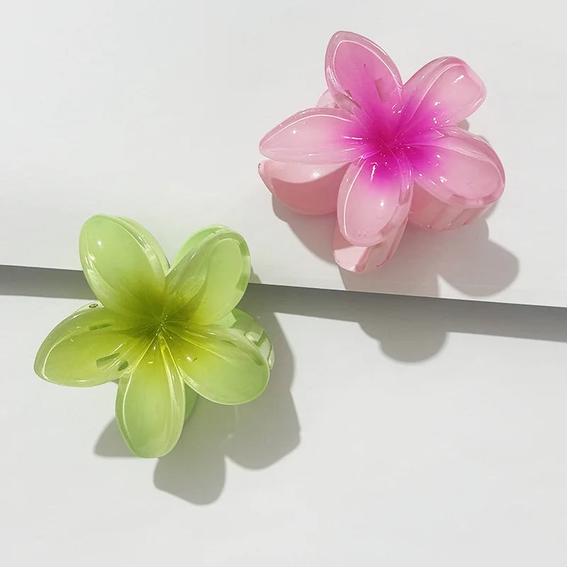 Floral Hair Claw Clip