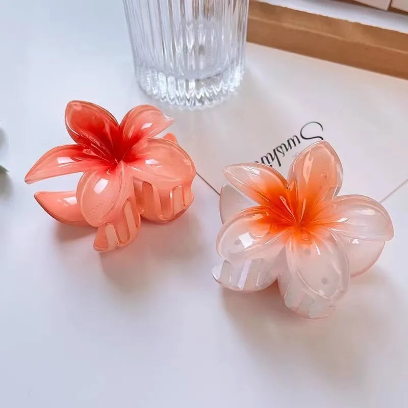 Floral Hair Claw Clip